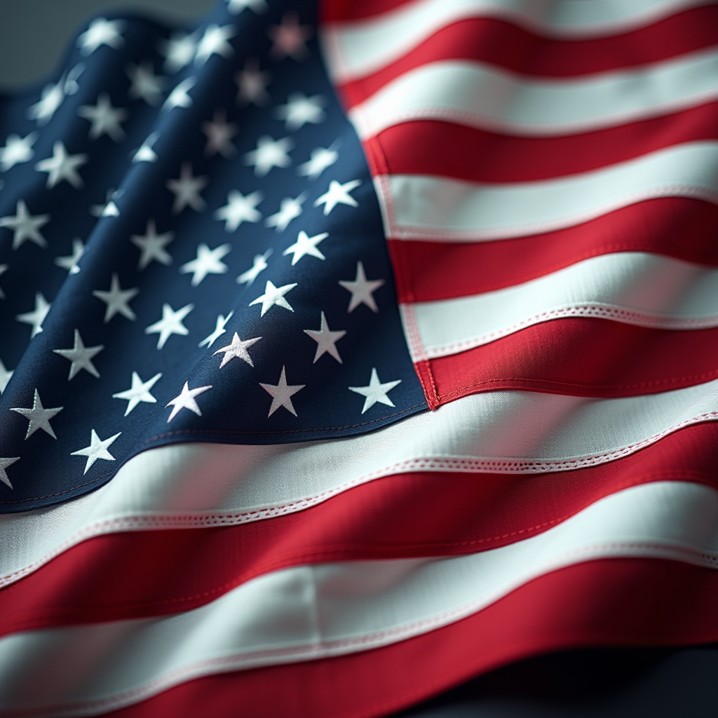 American flag symbolizing patriotism and hope for veterans
